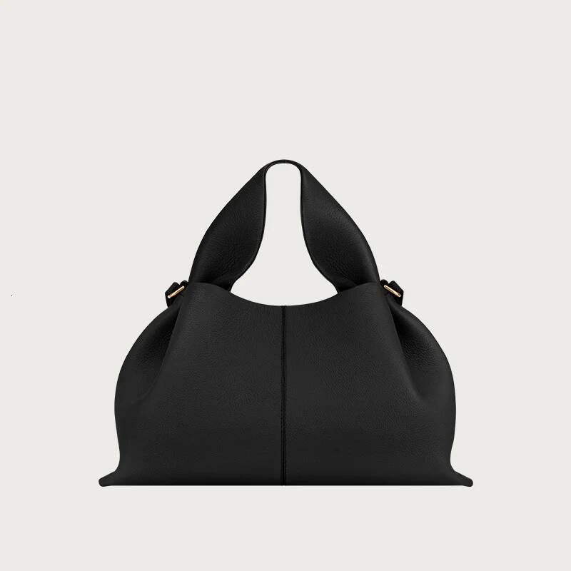 New commuting women's cloud bag, niche retro high-end leather single shoulder crossbody bag