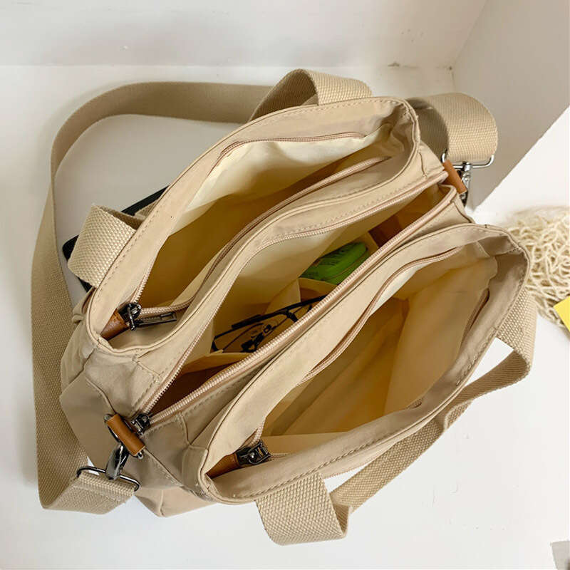 Fashion Casual Ladies Handbag Shoulder Crossbody Women's Commuter Large Capacity Multi-Compartment Bag 078-2