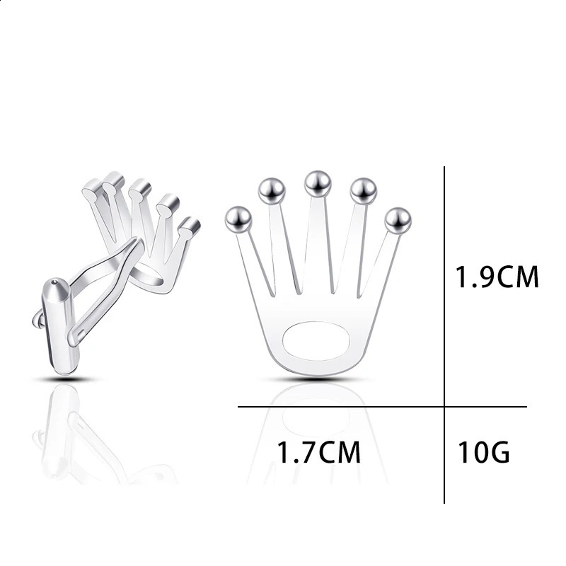 Mens Vola Crown Brass Cufflinks Gold Rose Silver Tones Copper Personality Modern Jewelry Accessories 250904