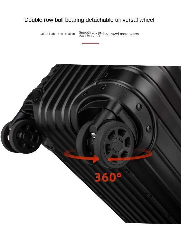 Mini Aluminum SuiTCase Password Lock Camera Case Boarding Luggage Metal OpenTop Cover Small Travel SuiTCase 1820 inch Z250905