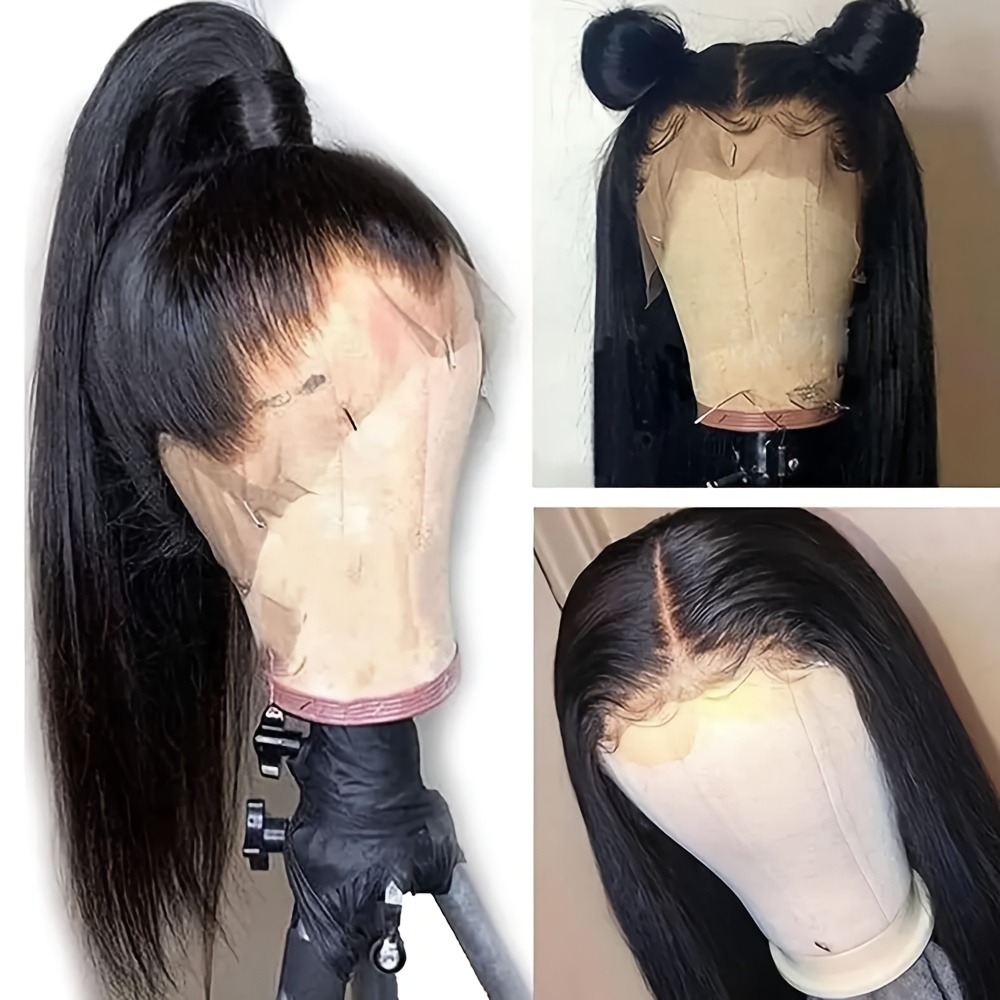 Ombre Blonde Wig 13x6 HD Lace Front Wigs 200% Density Straight Human Hair Wig Pre Plucked Lace Frontal Wig 13x4 360 Full Lace Wigs for Black Women