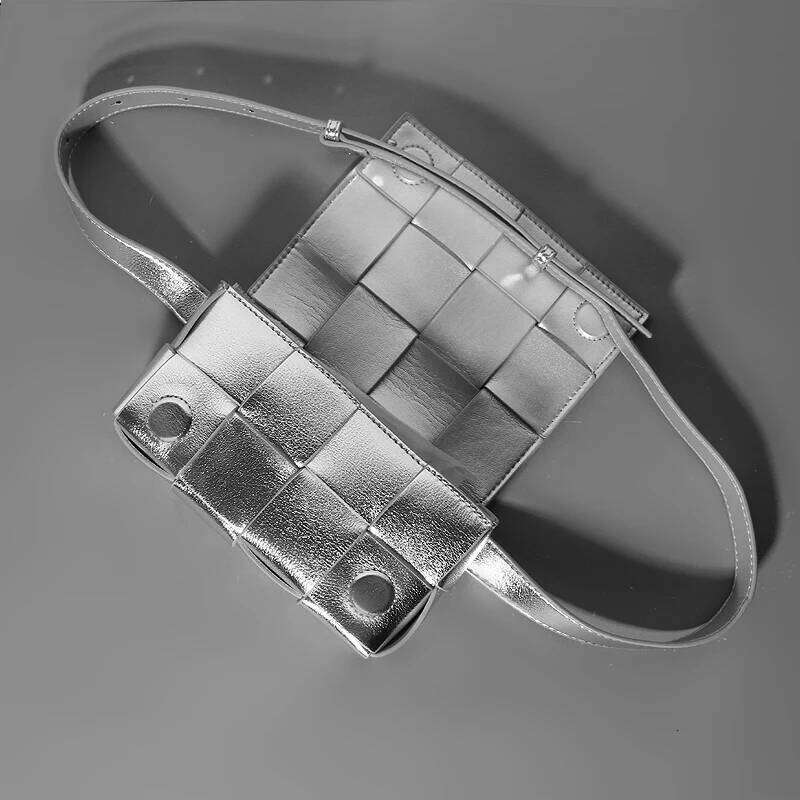 Free Collocation with Detachable Straps and Chains Cross Body Chest for Women Sier Designer Fold Shoulder Bag