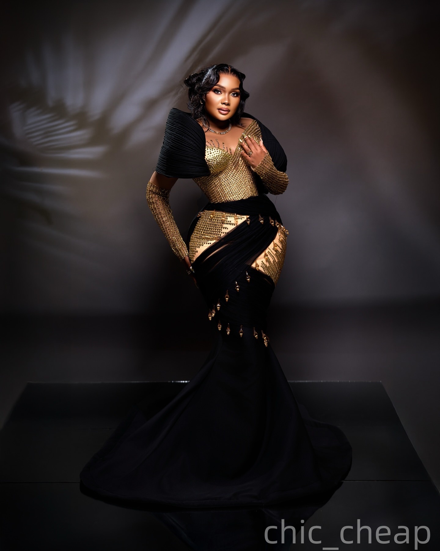 Aso Ebi Mermaid Black Prom Dresses 2025 Crystals Illusion Sparkling Evening Formal Party Second Birthday Engagement Gowns Plus Size Dress For Special 