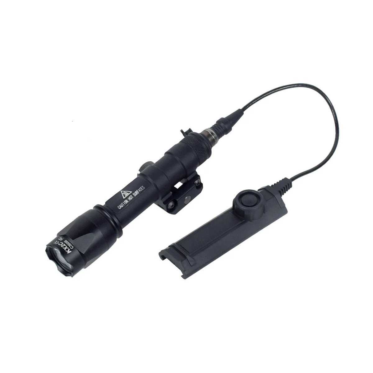Tactical M600 M600B M600C Airsoft Weapon Flashlight Hunting Scout Torch Rifle AR15 Gun LED Light Button Remote SwitchXJ250905