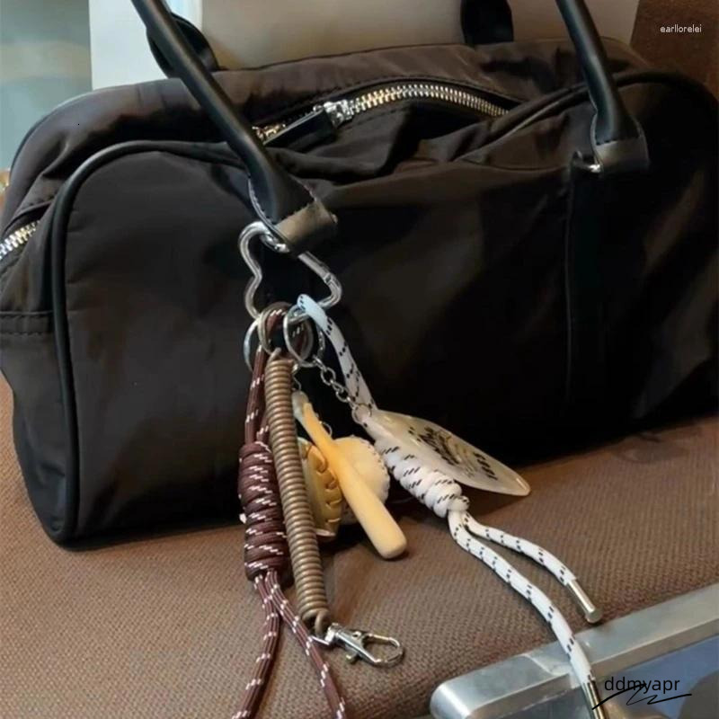 Keychains Exquisite Handwoven Baseball Key Chain Pendant Stylish Ddmydec Car And Bag Ornament Ddmydec Ddmydec Ddmydec Ddmydec