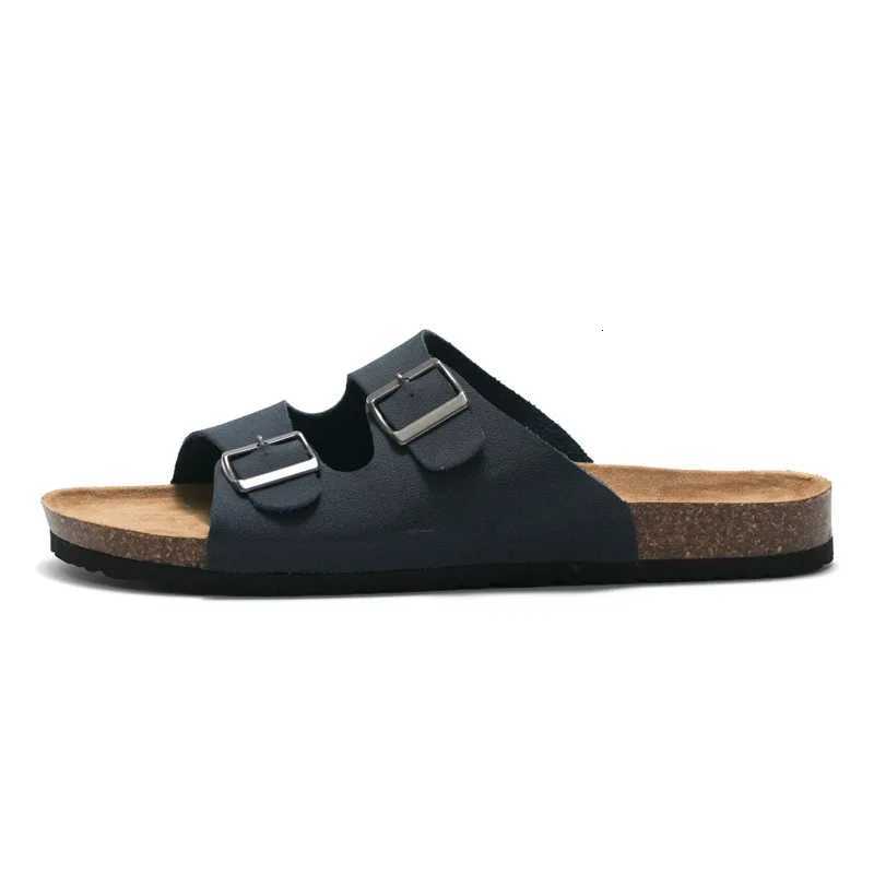 COWCOM Mens Cork Sandals Beach Flip Flop Mens Shoes KWN W250905