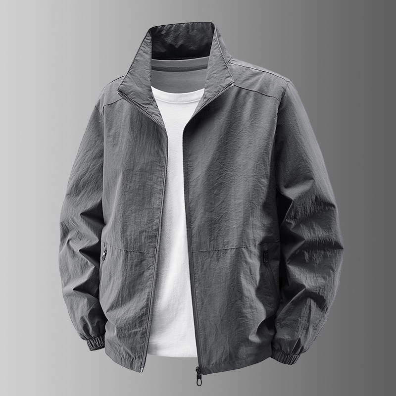 Men's outerwear Spring and Autumn 2025 new outdoor casual stand collar youth student jacket cross-border workwear top trend