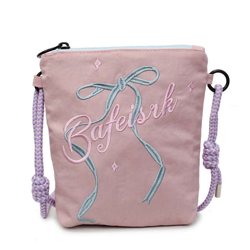 Summer Bowknot Crossbody Phone Bag for Women 2025 New Versatile Lightweight Commuter Tote Single Shoulder Coin Purse