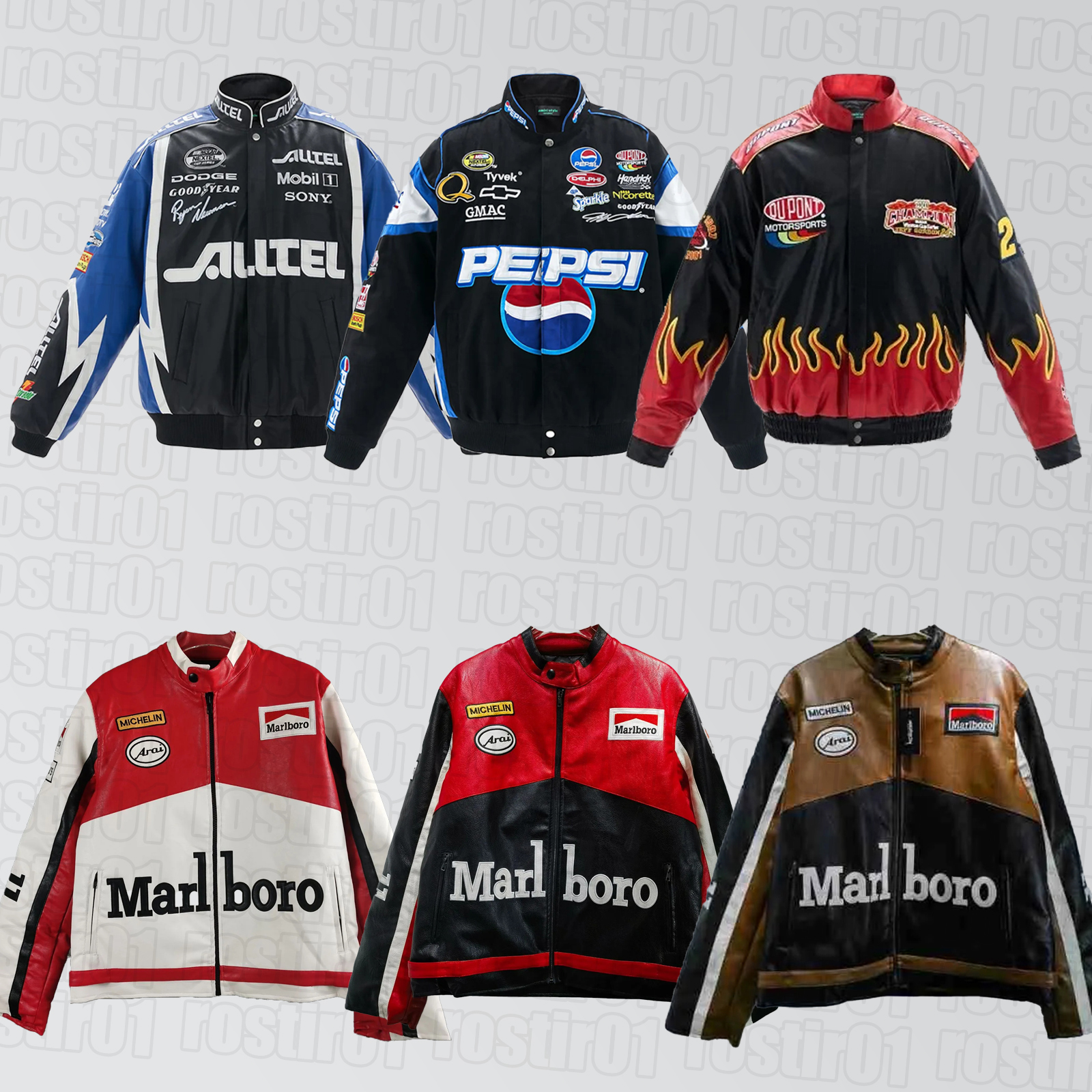 Mens jackets F1 PU leather jacket fully embroidered heavy-duty patchwork handmade Gothic punk retro style racing motorcycle Windproof Baseball outerwear a1