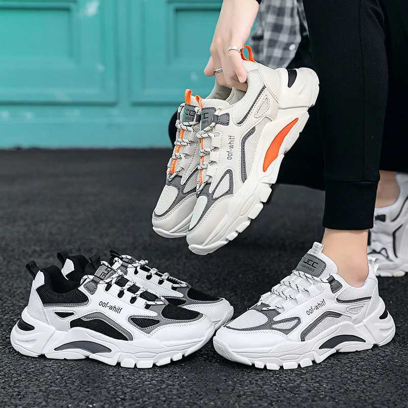 Mens Breathable Mesh Casual Sports Shoes Four Seasonal Outdoor Soft Sole Comfort Running Shoes Student Walking Shoes Sneakers Z250905