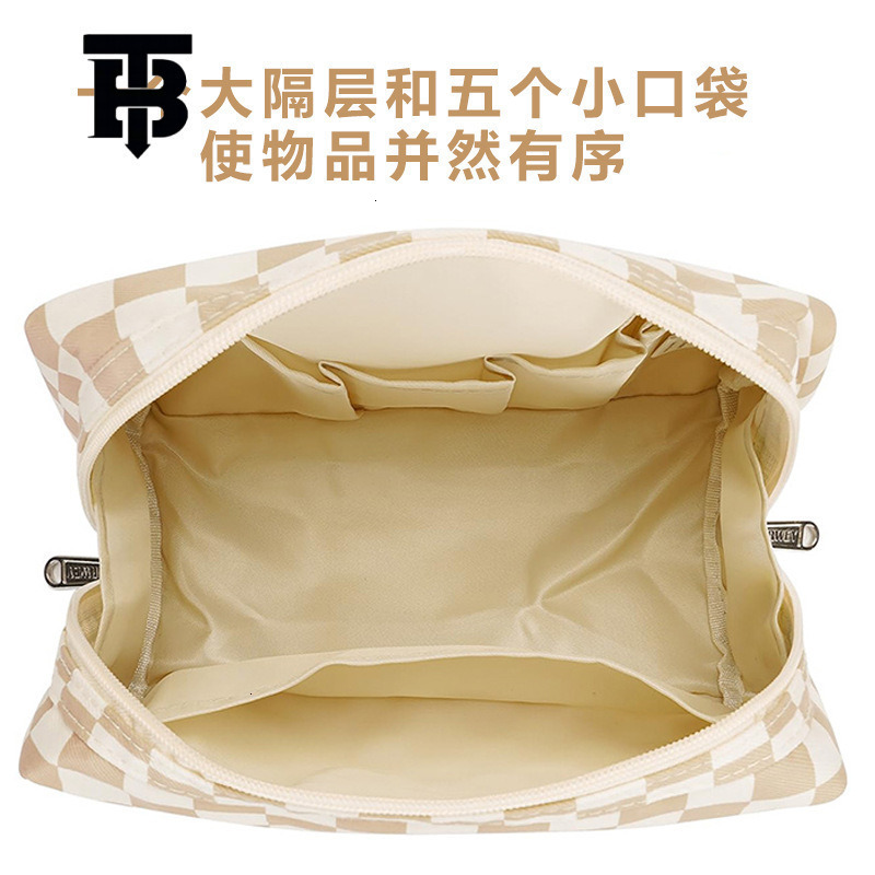 TB BHULAMTE Designer Bag Lightweight Makeup Luxury Bag Bag Factory Direct Large Capacity Portable Cosmetic Organizer High Aesthetic Dual Size Travel B