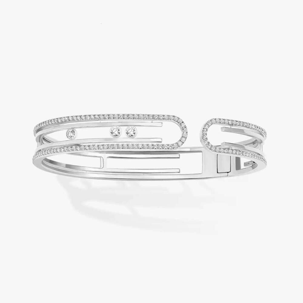 High Version Meijia Sliding Open for Women Fashionable Elegant Light Niche Exquisite Gold-Plated Bracelet