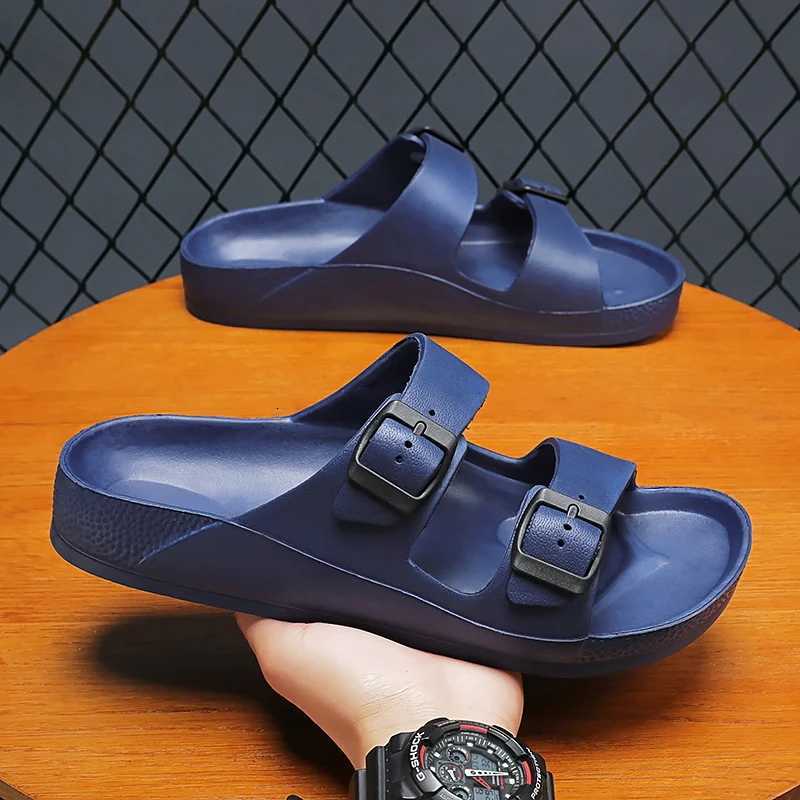 Sandals for Men and Women Footwear 2023 Fashion Buckle Soft Sole Beach Holiday Slippers for Women Sandale Femme Et 2022 Luxe W250905