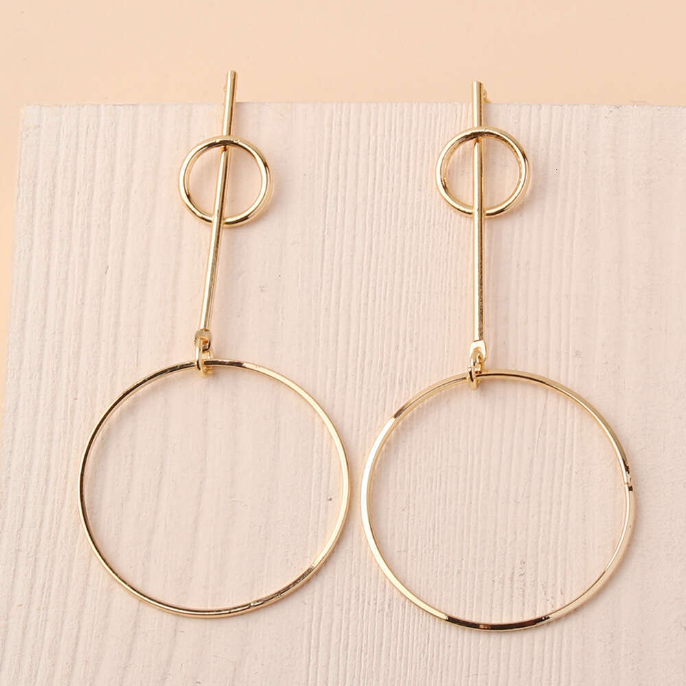 Limeng Jewelry Fashion Personality Hoop Earrings Exaggerated Hollow Sexy Geometric Ear Accessories