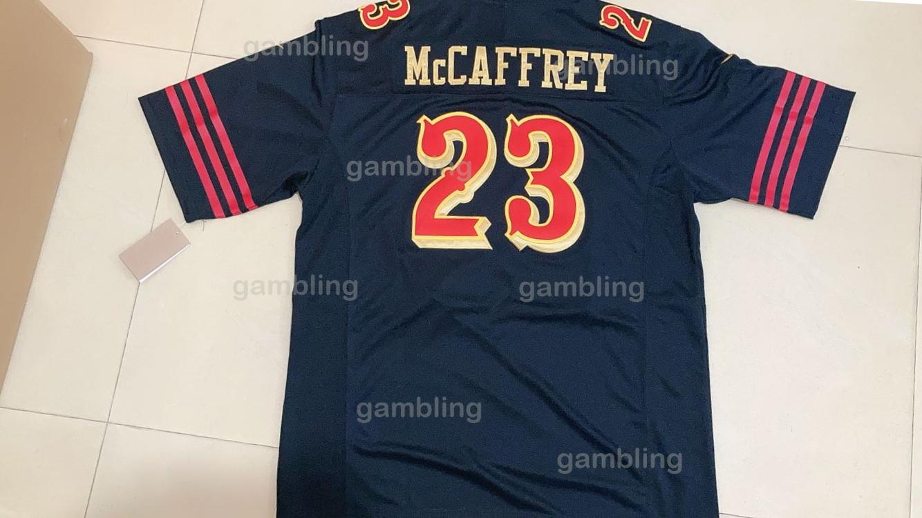 Personalized Custom Football 2025 Rivalries Jersey Christian McCaffrey Brock Purdy Deebo Samuel Trey Lance Nick Bosa George Kittle Fred Warner Jerry R