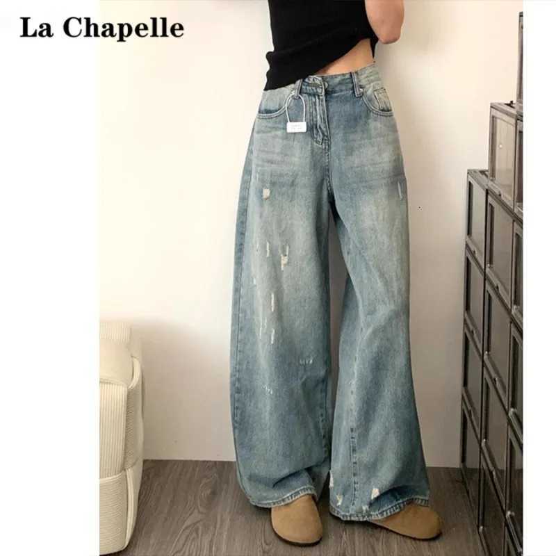 High Waisted Slim American Women Jeans Fashion Street Casual Loose man Jeans Simple Basic Straight Chicly Leg Pants W250905