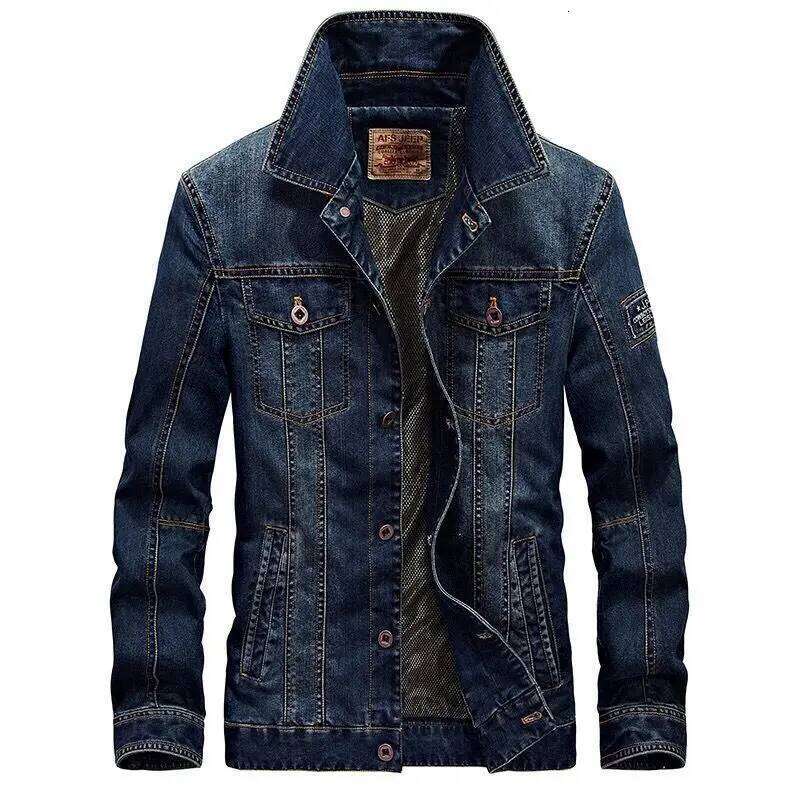 Men's Spring Fashion Denim Jeans Jacket Top Quality Brand Male Winter Bomber Outwear Coats Plus Size 4XL