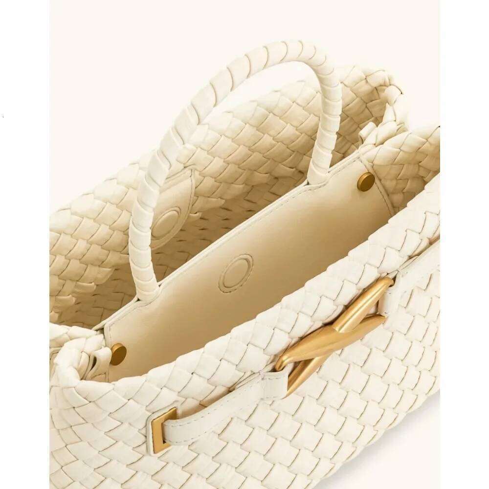 JW PEI Women's Elora Woven Tote Bag, Shoulder Crossbody Bags Autumn Casual Spacious Commuting Handbag Designer