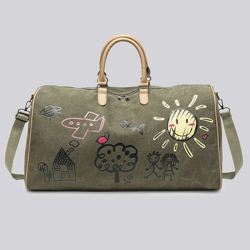 2025 New Travel Short Distance Large Capacity Handbag Gym Backpack Crossbody Bag