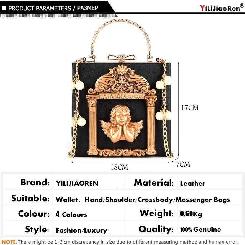 Angel Female Handbags Fashion Pearl Cross Body Brand Leather Women Shoulder Bag Ladies Hand Bags Sac A Main