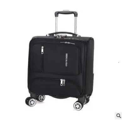 18 Inch Luggage Suitcase Oxford Cabin Boarding Spinner suitcase Men Travel Rolling luggage bag On Wheels Travel Wheeled Suitcase Z250905