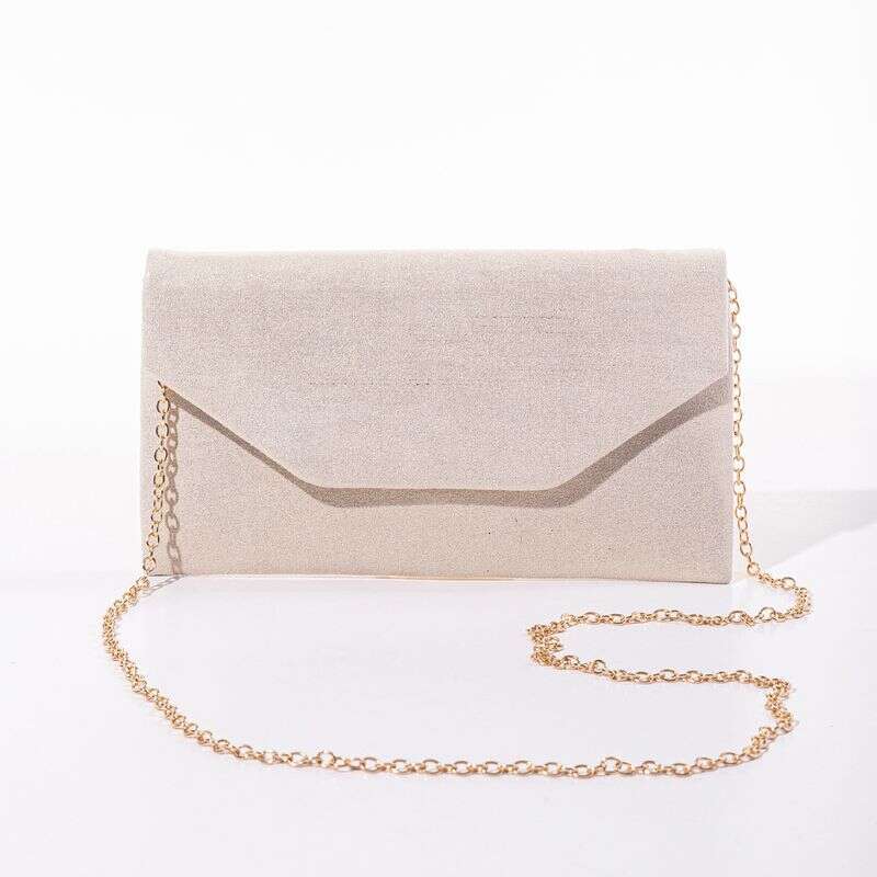 Women's Bags New Glitter Suede Evening Magnetic Buckle Chain Envelope Change Mobile Phone Messenger Bag In Stock