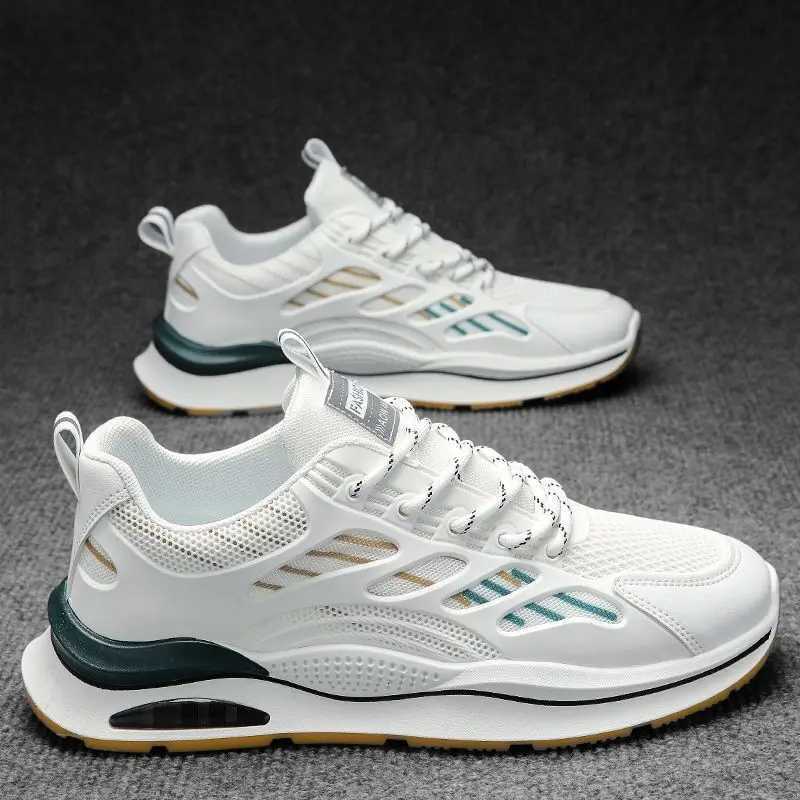 2025 New Breathable Mesh Shoes Mens ChinaChic Versatile Small White Shoes Thick Soled Sports Casual Running Daddy Shoes Z250905