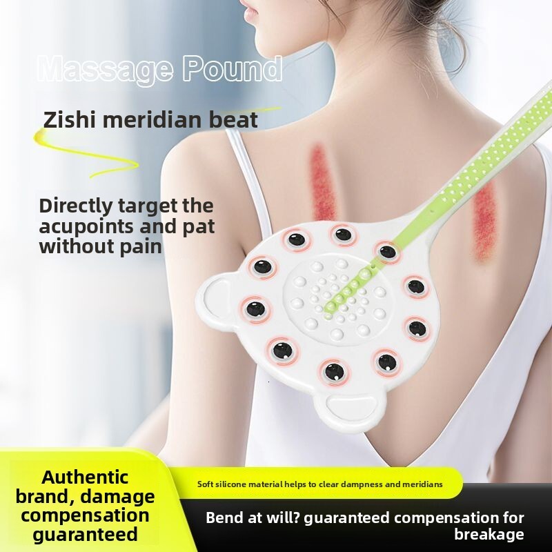 Magnetic Meridian Board Health Care Tool Leg Back Shoulder Neck Patting Stick Silicone