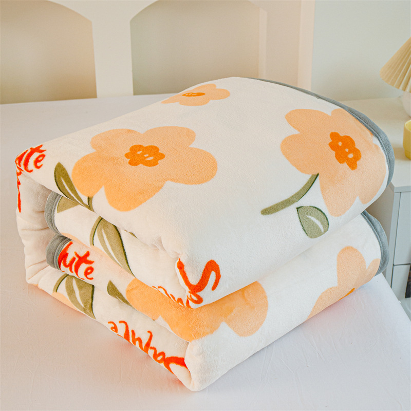 Free shipping fashionable and comfortable plush blanket Falei velvet coral milk velvets blanket wrapped sofa blanket office nap cover blanket
