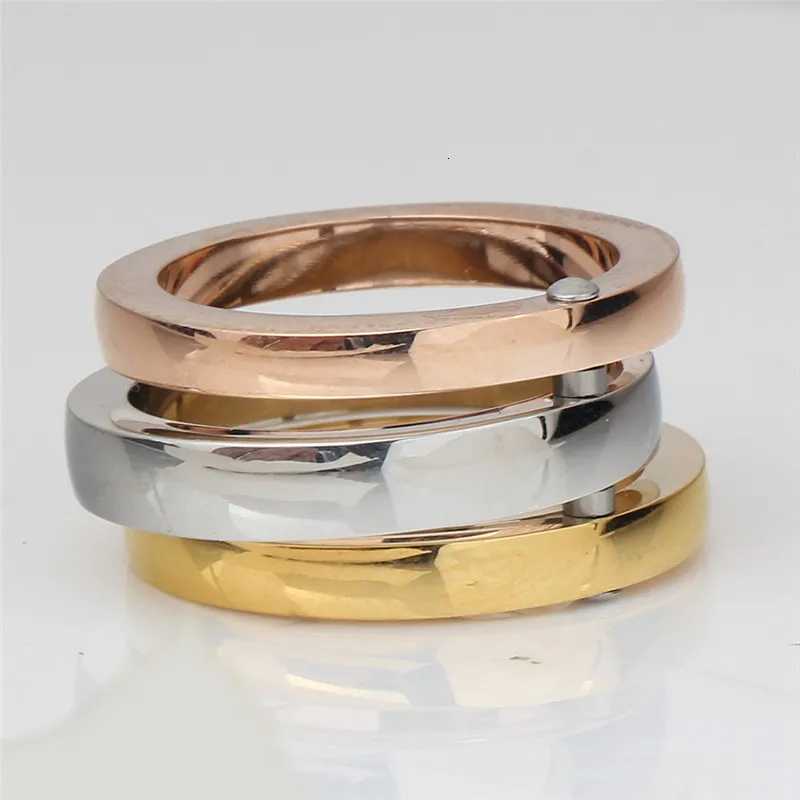 ZORCVENS High Quality 3 PiecesSet Rose GoldSilver Color Stainl Steel Rings For Wen Jewelry Anniversary Gifts Ring Set S250905