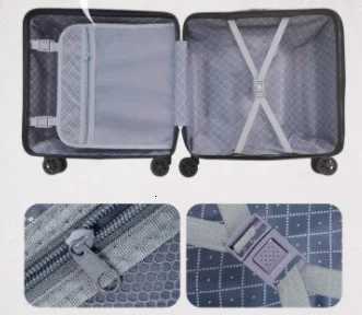 Classic largecapacity student suitcase Carryon luggage Multifunctional travel Roller handle box Z250905