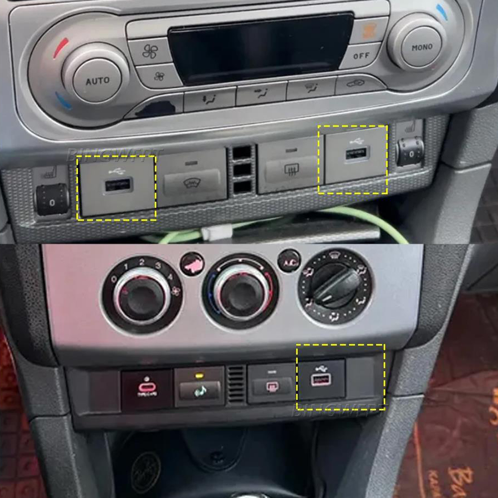 Car USB Input Adapter Audio Radio U-disk Flash Socket Interface Cable For Ford Focus 2 Mk2 2009-2011