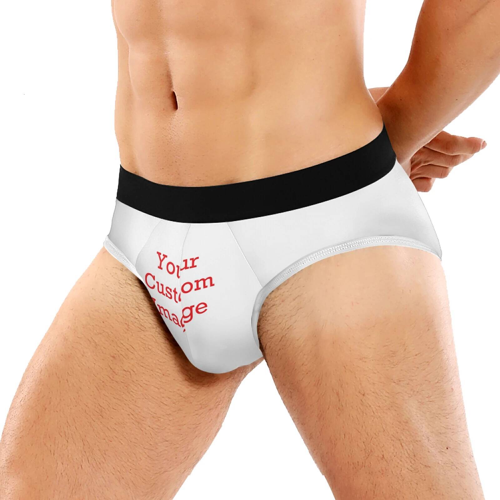 Hot Sale Men Underwear Briefs Cotton Breathable Custom Male Panties Cueca Tanga U Pouch Comfortable Underpants Slip Homme