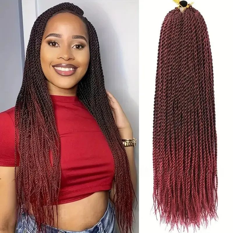 Twist Knotless Easy Installation Braided for Boho Braids Braiding Hair Goddess Braided Hair Twists Hand for Black Women Braided Extension Crochet Hair