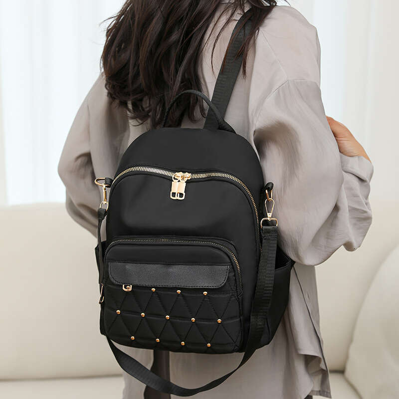 New Korean Style Simple Embroidery Large Capacity Trendy Casual Business Women's Fashion Versatile Lightweight Travel Bag