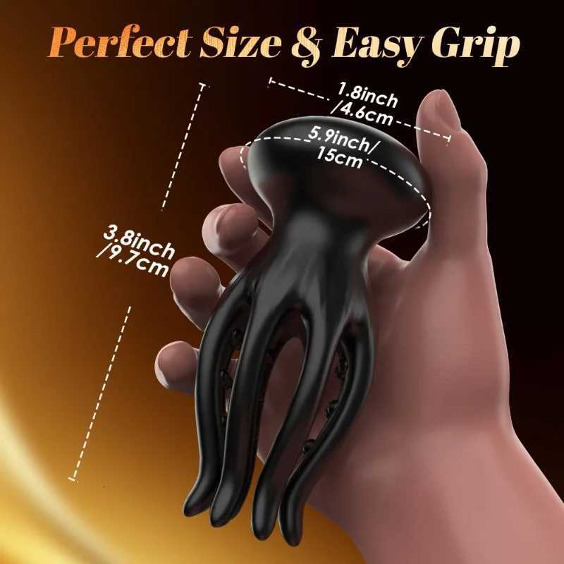 Sex Male Glan Masturbator Vibrator Penis Glan Testicle Massage Trainer Delay Ejaculation Silicone Sex Toys Adult Goods for MenXJ250905