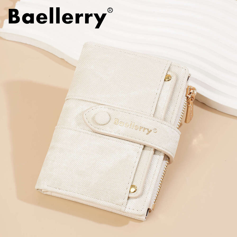 New Women's Short High-end Multi-card Slot Detachable ID Fashion Zipper Wallet Card Holder Combo