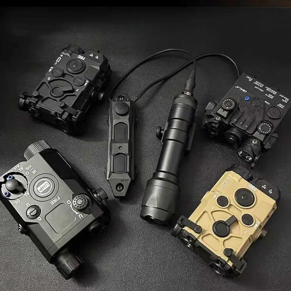 Nylon PEQ15DBALA2 Red Gree Laser Light White LED Flashlight M600C Flashlight with Dual Function Switch Hunting AccsesoriesXJ250905