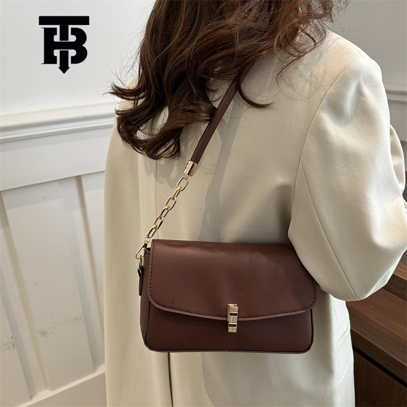 TB BHULAMTE Designer Bag Fashion Commuter Small Square Bag Niche Design Luxury Bag Underarm Bag For Women 2025 New Commuter Bag Simple Single Shoulder