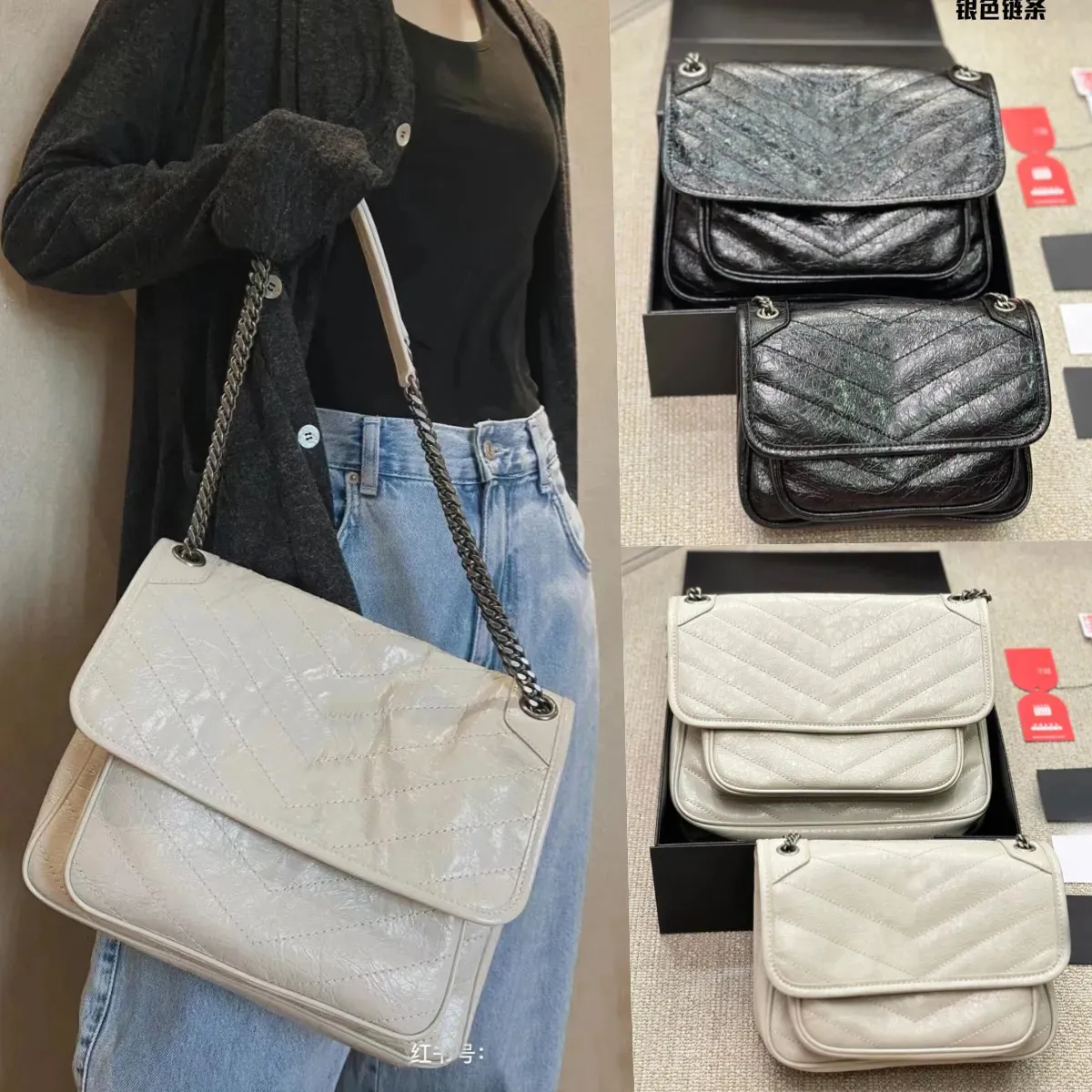 Niki designer bag shoulder tote bag mini crossbody bags designer women bag luxury designer purses wallet shoulder bags for women handbag sac luxe cross body bag chain