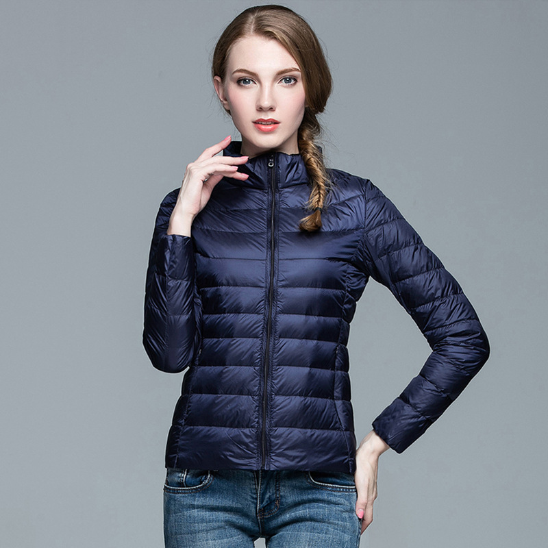 Women Winter Coat 2024 New Ultra Light White Duck Down Jacket Slim Women Autumn Puffer Jacket Portable Windproof Down Coat Parka