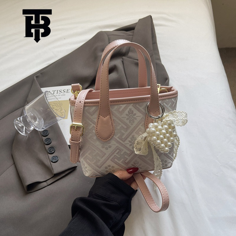 TB BHULAMTE Designer Bag 2025 Handheld Niche Design Sense Bag For Women Bucket Chinese Style Bag New Sweet Luxury Bag Exquisite Commuter Shoulder Cros