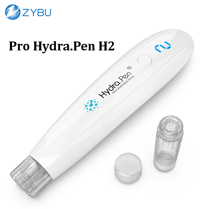 HydraPen H2 Professional Skin Rejuvenation Device Derma Pen with Dual 12Pins 0.5mm Needle Cartridges & Micro Needles for Home Use SKin Care