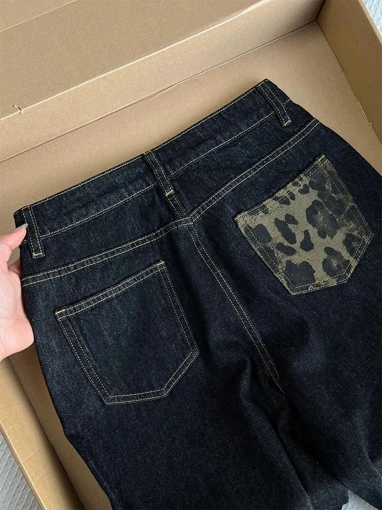 Strtwear Women Jeans Bottoms Pantn Femme High Waist Vintage Straight Y2k Wide Leg Pants Casual Chic Denim Trousers Z260313