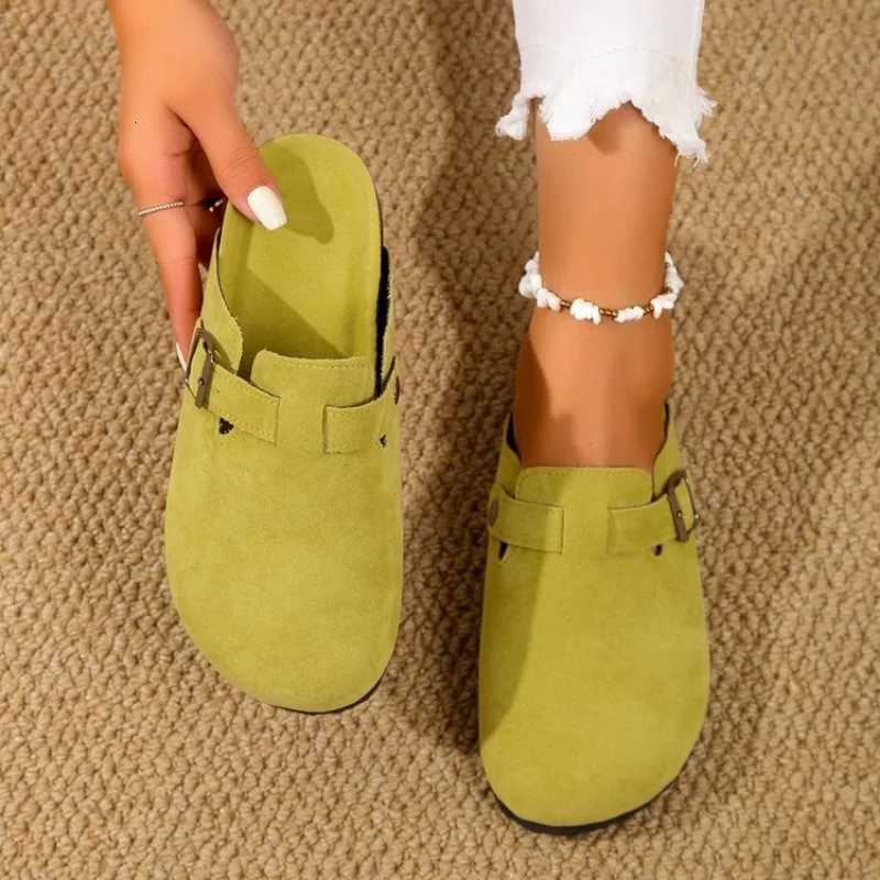 2023 Womens Shoes Fashion Womens Shoes Round Head Slippers Couple Slippers Womens Outdoor Casual Shoes Womens Suede Slippers W250905