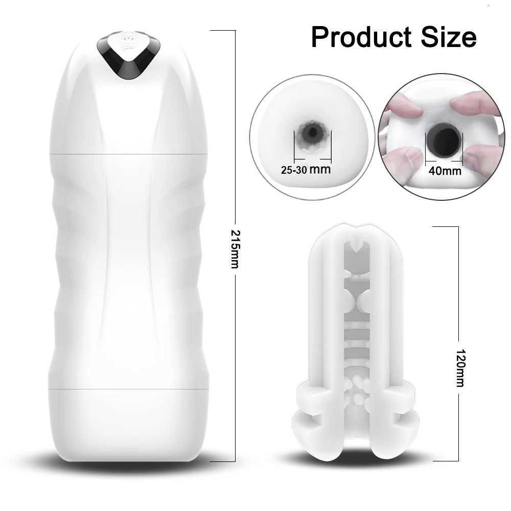 Automatic Male Sucking Mastubator Vibration Blowjob Machine Masturbation Cup Sex Toys Adult Goods for Men Masturbate SuppliesXJ250905