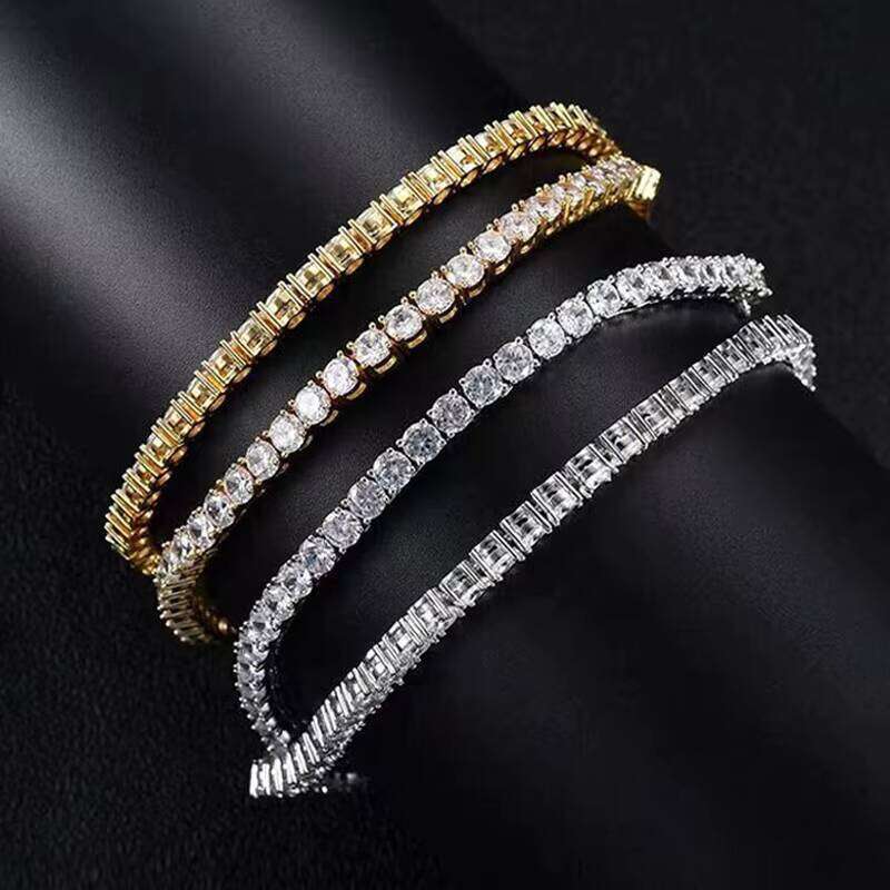 GRA Certificate 2mm 3mm 5mm Link D Color VVS Dia Necklace Jewelry Sier Moissanite Tennis Chain