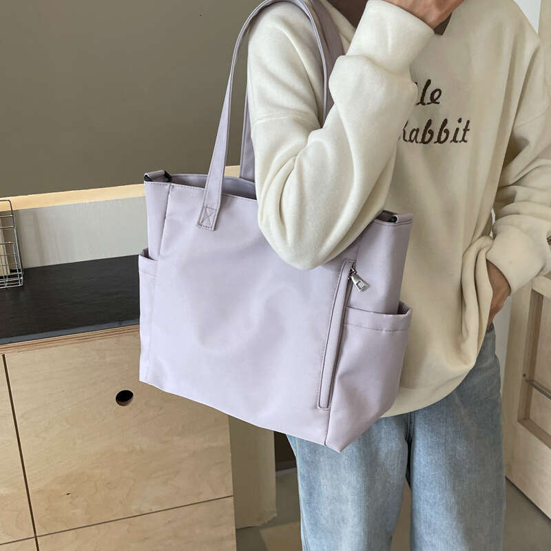 New Crossbody Tote Bag Women, Large Capacity, Suitable for Class and Commuting, Waterproof Shoulder Bag, Handbag, Light Luxury