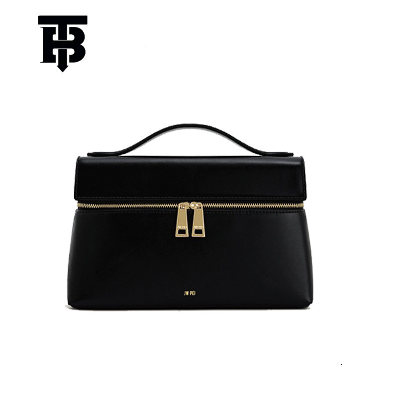 Luxury Bag TB BHULAMTE Designer Bag Cross-border JWPEI Lunch Box Bag New Niche Design Shoulder Bag Crossbody Bag Handbag Tote Bag Genuine Leather Wome
