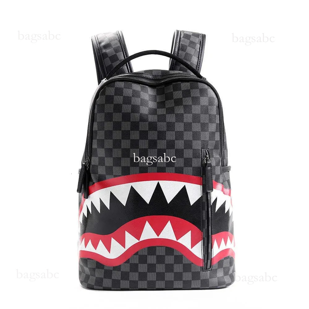Spraygrounds Backpack Designer Pattern Backpack Can Charge Mobile Phone Battery Advanced Leather Large Capacity Unisex Backpack Young Fashion Cartoon Bac 486